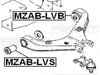 FEBEST MZAB-LVS Front Control Arm Bushing