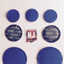 RJ Auto Parts Radial Round Tire Patches, 1000 Pieces, Various Sizes: 1 3/4", 2 1/4", 3 1/8"