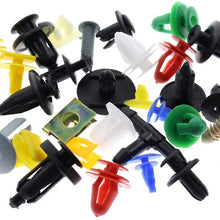 MOTOALL Mixed Auto Car Nylon Bumper Fender Trim Panel Shield Engine Cover Retainer Fastener Rivet Push Clips for GM Ford Chrysler Toyota Lexus Honda Acura Dodge Jeep - 500pcs