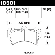 Hawk Performance HB501Z.625 Performance Ceramic Brake Pad