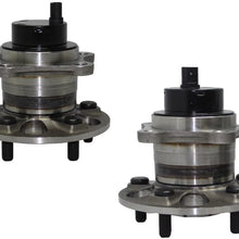 Both (2) New Rear Driver & Passenger Side Complete Wheel Hub & Bearing Assembly Pair for 04-07 Highlander FWD - [04-06 RX330 FWD] - 07-09 RX350 FWD - [06-08 RX400h FWD] -