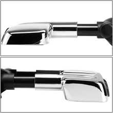 DNA Motoring TWM-020-T999-CH-SM Chrome Powered Tow Mirror+Heat+LED Smoked [For 14-17 Silverado/Sierra]