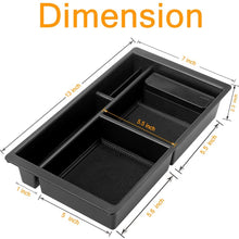 Center Console Tray Organizer for GMC Sierra Yukon Chevy/Chevrolet Silverado Tahoe Suburban 2015-2018 -GM Vehicles Accessories Replaces 22817343 (Full Console w/Bucket Seats ONLY)
