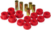 Prothane 8-205 Red Front Upper and Lower Control Arm Bushing Kit