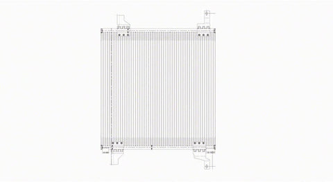 OE Replacement A/C Condenser MERCEDES ML320 2000 (Partslink MB3030115)