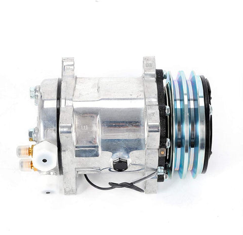 CO 9285C/CO2062CA New AC Compressor/Air Conditioner Compressor and A/C Clutch Replaces fit for Sanden SD508 CO 9285C
