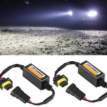 Duokon Car LED Headlight Decoder for H8/H9/H11 C12,LED Headlight Fog Lamp Anti-Flicker Flash Error Canceler