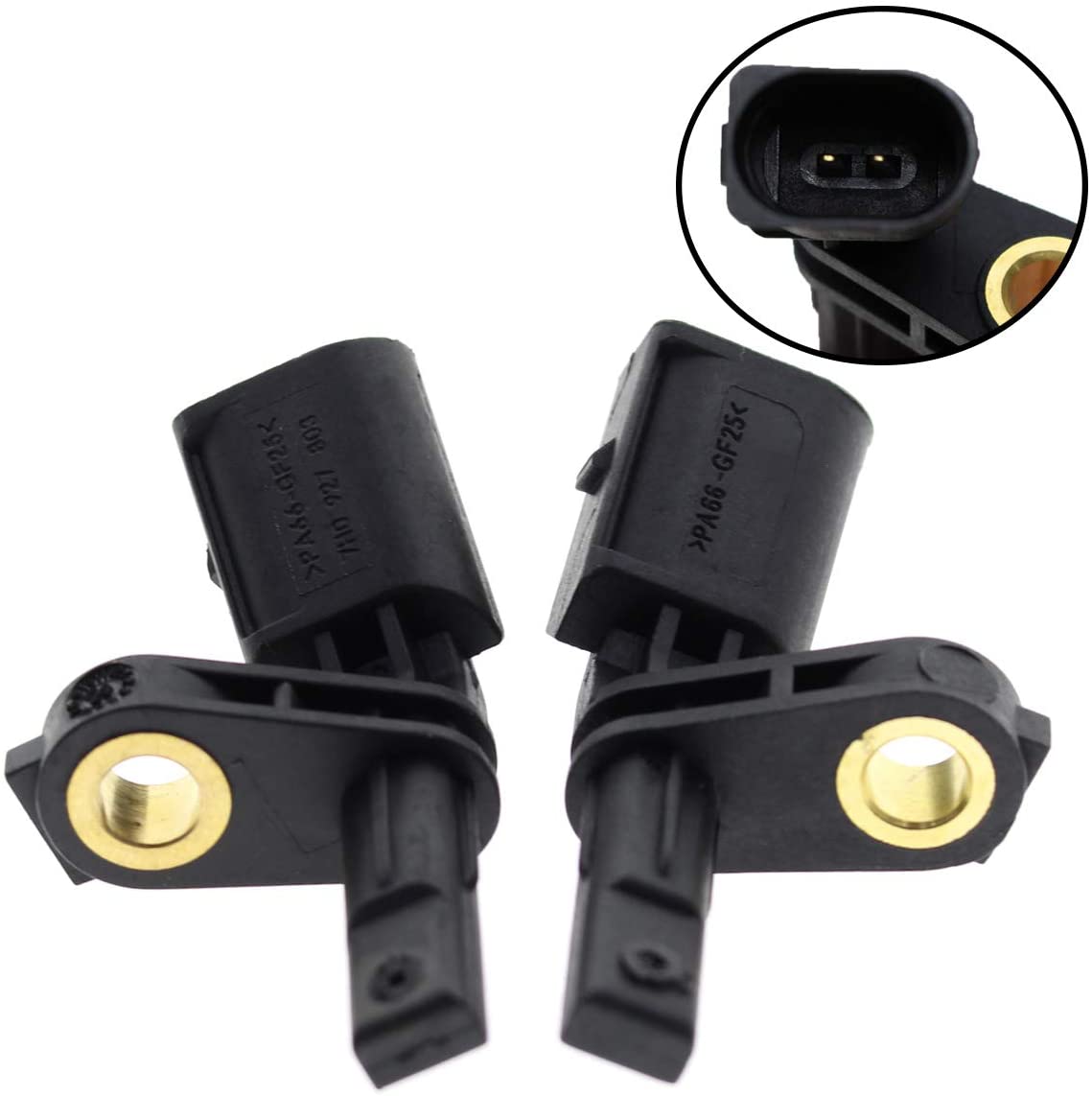 MOTOALL 7H0927804 Pack of 2 ABS Wheel Speed Sensor Front Left & Right Passenger Side