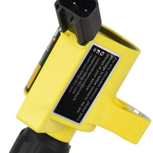 Bravex 8 Pack Curved Boot Ignition Coil 15% More Energy for Ford Lincoln Mercury 4.6L 5.4L V8 Compatible with DG508 C1454 C1417 FD503 - Upgrade (Yellow)