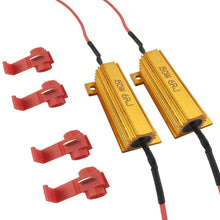 iBrightstar 50W 6ohm Load Resistors - Fix LED Bulb Fast Hyper Flash Turn Signal Blink Error Code