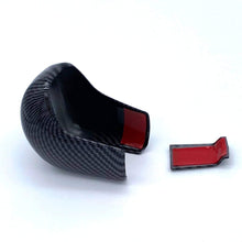 Peopop Carbon Fiber ABS Gear Shift Knob Cover Trim Fit for 10th Gen Civic Automatic Transmission Honda Civic Sedan 2016 2017 2018 2019 2020 (Black)