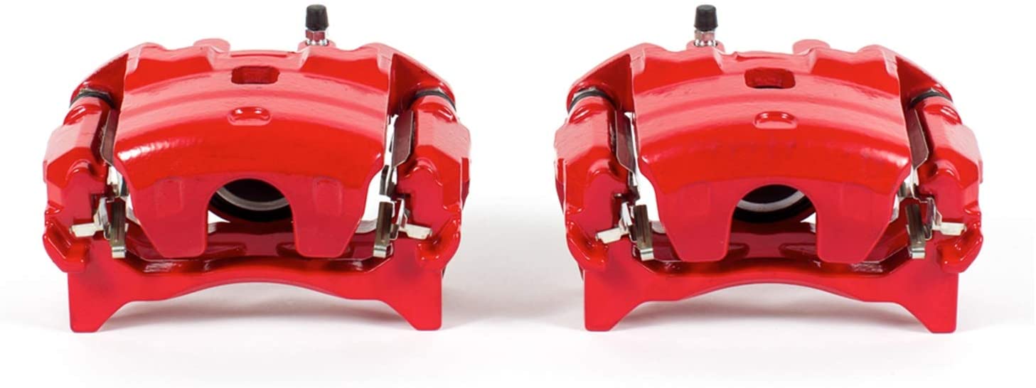 Power Stop S7102 Power-Coated Red Performance Caliper, Pair