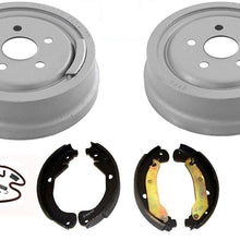 2003-2005 Cavalier Sunfire (2) Rear Brake Drums & Shoes & Brake Springs