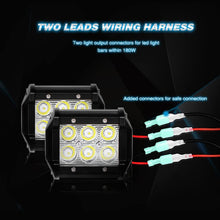 Nilight NI -WA 07 LED Light Bar Wiring Harness Kit SASQUATCH LIGHTS 12V 5Pin Rocker Switch Laser On off Waterproof Switch Power Relay Blade Fuse-2 Lead,2 Years Warranty