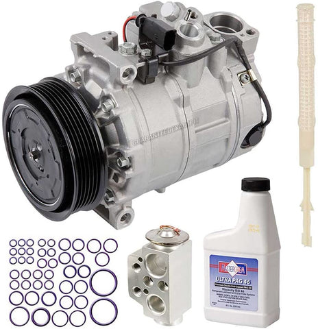 For Audi Q7 & Volkswagen Touareg AC Compressor w/A/C Repair Kit - BuyAutoParts 60-82213RK New