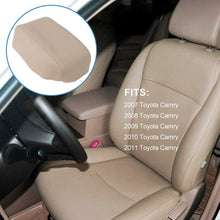 ECCPP Leather Armrest Center Console Lid Cover for 2007-2011 for TOYOTA Camry Center Console Lid Armrest Cover Beige