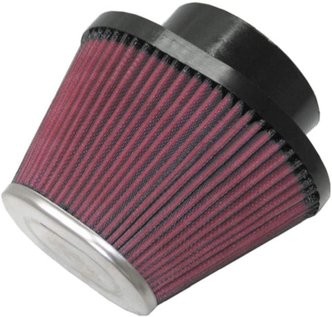 K&N Universal Clamp-On Air Filter: High Performance, Premium, Replacement Filter: Flange Diameter: 3.9375 In, Filter Height: 4.9375 In, Flange Length: 1.46875 In, Shape: Oval Tapered, RC-1681