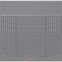 Motor Trend Premium FlexTough All-Protection Cargo Liner - DeepDish Front & Rear Mats Combo Set – w/ Traction Grips, Beige