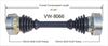 SurTrack VW-8066 CV Axle Shaft