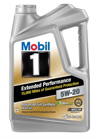 Mobil 1 (120765 Extended Performance 5W-20 Motor Oil - 5 Quart