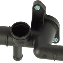 TOPAZ 06A121132Q Coolant Water Outlet Flange Connector with O-Ring for Audi TT Volkswagen Golf Jetta 1.8L