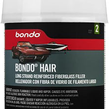 Bondo Bondo-Hair Long Strand Fiberglass Reinforced Filler, 00762, 1 Quart