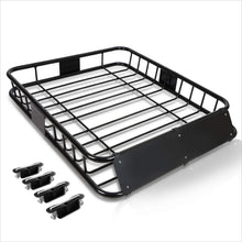 48 X 40 inches Mild Steel Roof Rack Van/SUV Baggage Cargo Carrier Basket with Wind Fairing