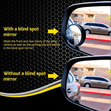 Drive Safe Blind Spot Mirrors HD 2" Fixed Round Glass Blind Spot Mirror 2-Pack | Ultimate Rear View Mirror for All Cars | Eliminate and Improve Your Blind Spots | Ideal for Parallel Parking