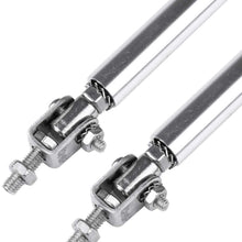 2X Adjustable 3.94"-9" Inch Sliver Tie Bar Support Rods Fit for Any Cars SUVs and Trucks