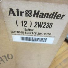 Air Handler 2W230 Extended Surface Air Filter 16x20x2 (Pack of 12)