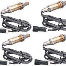 MOSTPLUS O2 Male Oxygen Sensor Up Down Stream Compatible with Ford F-150 F-250 5.4L (Set of 4) (4)