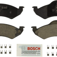Bosch BE820H Blue Disc Brake Pad Set with Hardware for Select 2000-02 Dodge Dakota and Durango Vehicles - FRONT