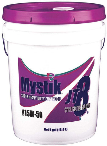 Mystik 663004002004 - Motor Oil Synthetic Blend 15W-50 5 gal.