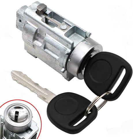 KIPA Ignition Lock Cylinder with Keys Passlock Chip for Chevy Classic Impala Malibu Monte Carlo Oldsmobile Alero Cutlass Intrigue Pontiac Grand OEM # 25832354 D1493F 15822350 US286l 12458191 924-719