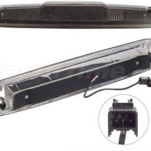 Partsam Replacement For Chevrolet Silverado 2007-2013/GMC Sierra 1500 2500 3500 2014 Classic Model Red/White LED Smoke Lens High Mount 3rd Third Brake Light Cargo Tail Lamp