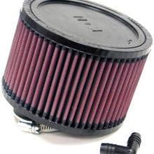 K&N Universal Clamp-On Air Filter: High Performance, Premium, Washable, Replacement Engine Filter: Flange Diameter: 2.0625 In, Filter Height: 4 In, Flange Length: 0.875 In, Shape: Round, RA-0470
