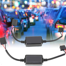 Acouto 2PCS H7 Car LED Headlight Decoder Anti-Flicker Flash Error Canceler DC12V-14V