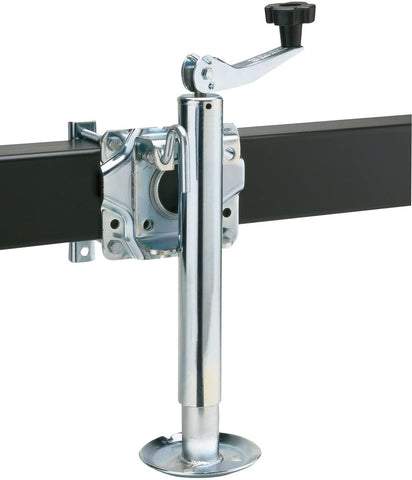 Reese Towpower 74413 Trailer Swivel Mount Jack, Chrome