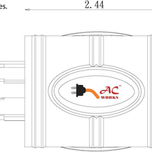 AC WORKS Generator to 30Amp RV Adapter (RV 50A Male to 30A Female)