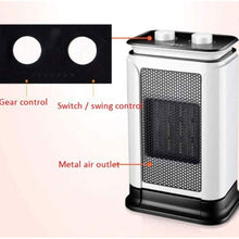 Zyyqt Desktop Heater, Home Quiet Energy-Saving Ceramic PTC Moving Head Small Portable Heater