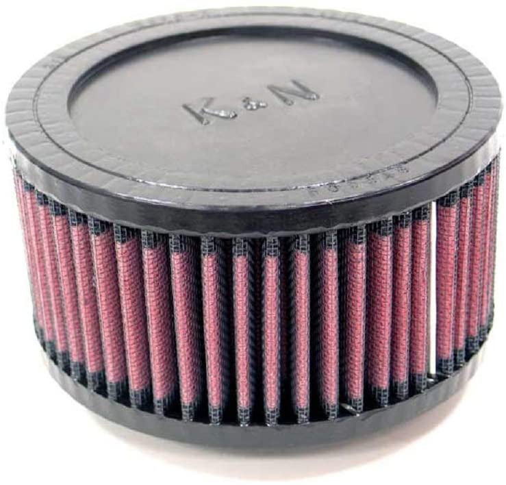 K&N Universal Clamp-On Air Filter: High Performance, Premium, Washable, Replacement Engine Filter: Flange Diameter: 2.75 In, Filter Height: 3 In, Flange Length: 0.625 In, Shape: Round, RU-0940