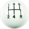 Hurst 1630025 White 5-Speed Replacement Shifter Knob