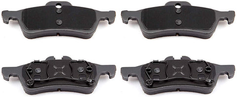 Scitoo Ceramic Discs Brake Pads, 4pcs Rear Brake Pads Brakes Kits fit 2002 2003 2004 2005 2006 2007 2008 Mini Cooper Compatible 308.10600/EHT1060 D1060-7842