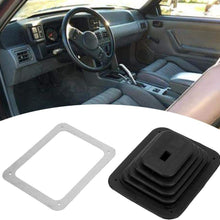 Shifter Dust Cover, Rubber Shifter Boot Gear Panel Dust Cover 5 5/8in x 6 3/4in Manual Automatic 350