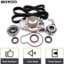 Scitoo Timing Belt Water Pump Gasket Tensioner Kits Fits for 1994-2002 Isuzu Oasis Acura CL Honda Accord Odyssey F22B1 F23A1 F23A4 F23A5 F23A7 2.2L 2.3L L4 SOHC