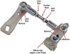 Doorlockpin New Jeep Cherokee transfer case linkage kit for XJ/MJ Comanche New easy install version Stainless Steel