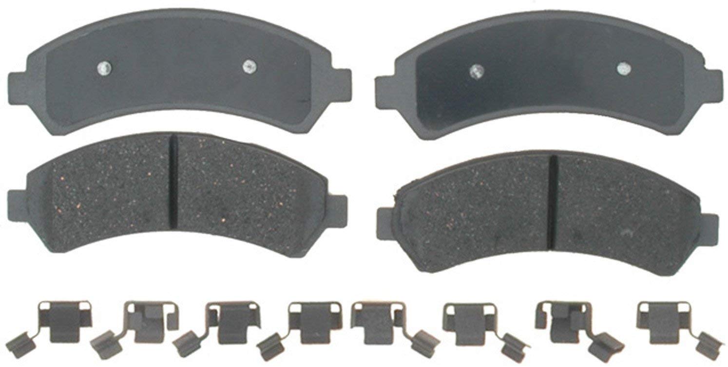 ACDelco 14D726CH Advantage Ceramic Front Disc Brake Pad Set with Hardware