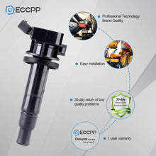 ECCPP Ignition Coils Pack of 4 Ignition Coils Replacement for Toyo-ta Corolla 1.8L L4 for Chev-rolet Prizm 1.8L L4 for Ponti-ac Vibe 1.8L L4 Vin L1999-2008 UF247 UF315 C1249