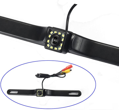 CAIRUTE Universal CCD Color Car Backup Rear View Camera 12 LED Night Vision High Definition Wide Viewing Angle License Vehicle Reverse Camera