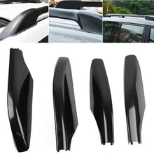 TFCFL 4Pcs Black ABS Roof Rack Bar Rail End Protection Cover Shell Only for 03-09 Prado 2.7 4.0 Displacement